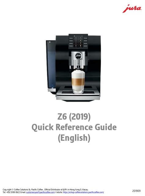 jura z6 troubleshooting